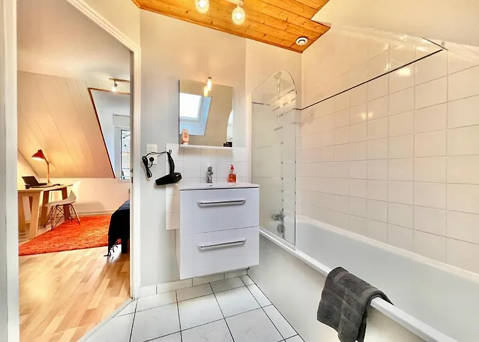 Duplex Proche De La Gare, Parking Gratuit Apartmán *